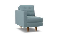Logan Left Arm Chair :: Leg Finish: Pecan / Configuration: LAF - Chaise on the Left