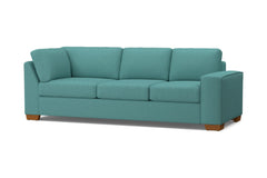 Melrose Right Arm Corner Sofa :: Leg Finish: Pecan / Configuration: RAF - Chaise on the Right