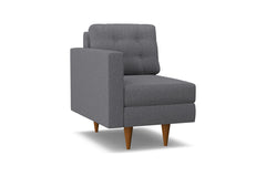 Logan Left Arm Chair :: Leg Finish: Pecan / Configuration: LAF - Chaise on the Left