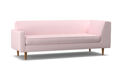 Monroe Left Arm Corner Sofa :: Leg Finish: Pecan / Configuration: LAF - Chaise on the Left