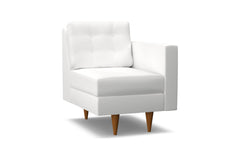 Logan Right Arm Chair :: Leg Finish: Pecan / Configuration: RAF - Chaise on the Right