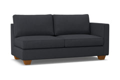 Catalina Right Arm Apartment Size Sofa :: Leg Finish: Pecan / Configuration: RAF - Chaise on the Right