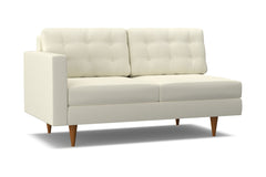 Logan Left Arm Apartment Size Sofa :: Leg Finish: Pecan / Configuration: LAF - Chaise on the Left