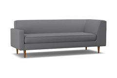 Monroe Left Arm Corner Sofa :: Leg Finish: Pecan / Configuration: LAF - Chaise on the Left