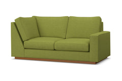 Harper Right Arm Corner Loveseat :: Leg Finish: Pecan / Configuration: RAF - Chaise on the Right