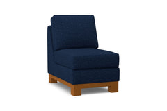 Avalon Armless Chair :: Leg Finish: Pecan