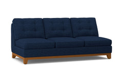 Brentwood Armless Sofa :: Leg Finish: Pecan