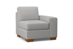 Melrose Right Arm Chair :: Leg Finish: Pecan / Configuration: RAF - Chaise on the Right