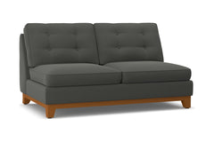 Brentwood Armless Apartment Size Sofa :: Leg Finish: Pecan