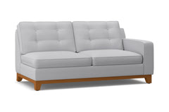 Brentwood Right Arm Apartment Size Sofa :: Leg Finish: Pecan / Configuration: RAF - Chaise on the Right