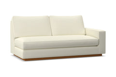 Harper Right Arm Apt Size Sofa w/ Benchseat :: Leg Finish: Pecan / Configuration: RAF - Chaise on the Right