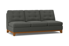 Brentwood Armless Sofa :: Leg Finish: Pecan