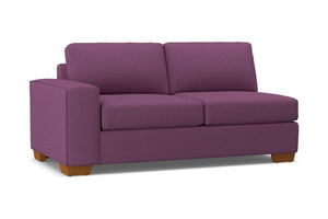 Melrose Left Arm Apartment Size Sofa :: Leg Finish: Pecan / Configuration: LAF - Chaise on the Left