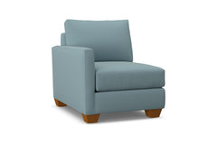 Tuxedo Left Arm Chair :: Leg Finish: Pecan / Configuration: LAF - Chaise on the Left