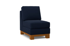 Avalon Armless Chair :: Leg Finish: Pecan