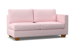 Catalina Right Arm Apartment Size Sofa :: Leg Finish: Pecan / Configuration: RAF - Chaise on the Right