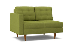 Logan Left Arm Loveseat :: Leg Finish: Pecan / Configuration: LAF - Chaise on the Left