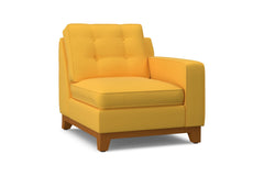 Brentwood Right Arm Chair :: Leg Finish: Pecan / Configuration: RAF - Chaise on the Right