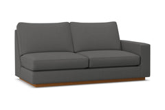 Harper Right Arm Apartment Size Sofa :: Leg Finish: Pecan / Configuration: RAF - Chaise on the Right