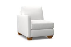 Tuxedo Left Arm Chair :: Leg Finish: Pecan / Configuration: LAF - Chaise on the Left