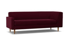 Monroe Left Arm Corner Sofa :: Leg Finish: Pecan / Configuration: LAF - Chaise on the Left