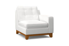 Brentwood Right Arm Chair :: Leg Finish: Pecan / Configuration: RAF - Chaise on the Right