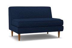 Monroe Armless Loveseat :: Leg Finish: Pecan