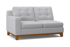 Brentwood Left Arm Loveseat :: Leg Finish: Pecan / Configuration: LAF - Chaise on the Left