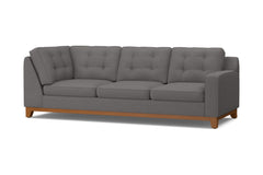 Brentwood Right Arm Corner Sofa :: Leg Finish: Pecan / Configuration: RAF - Chaise on the Right