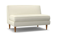 Monroe Armless Loveseat :: Leg Finish: Pecan