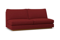 Harper Armless Sofa :: Leg Finish: Pecan