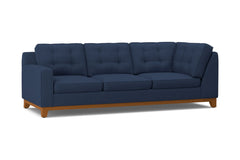 Brentwood Left Arm Corner Sofa :: Leg Finish: Pecan / Configuration: LAF - Chaise on the Left
