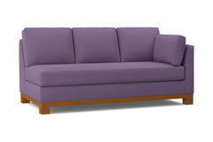 Avalon Right Arm Sofa :: Leg Finish: Pecan / Configuration: RAF - Chaise on the Right
