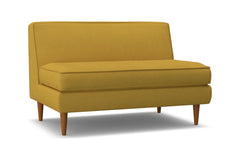 Monroe Armless Loveseat :: Leg Finish: Pecan