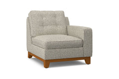 Brentwood Right Arm Chair :: Leg Finish: Pecan / Configuration: RAF - Chaise on the Right