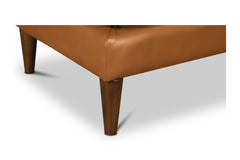 Jensen Leather Ottoman