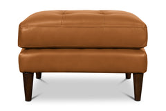 Jensen Leather Ottoman