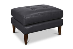 Jensen Leather Ottoman