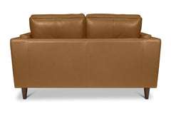 Keating Leather Loveseat with Power Footrests