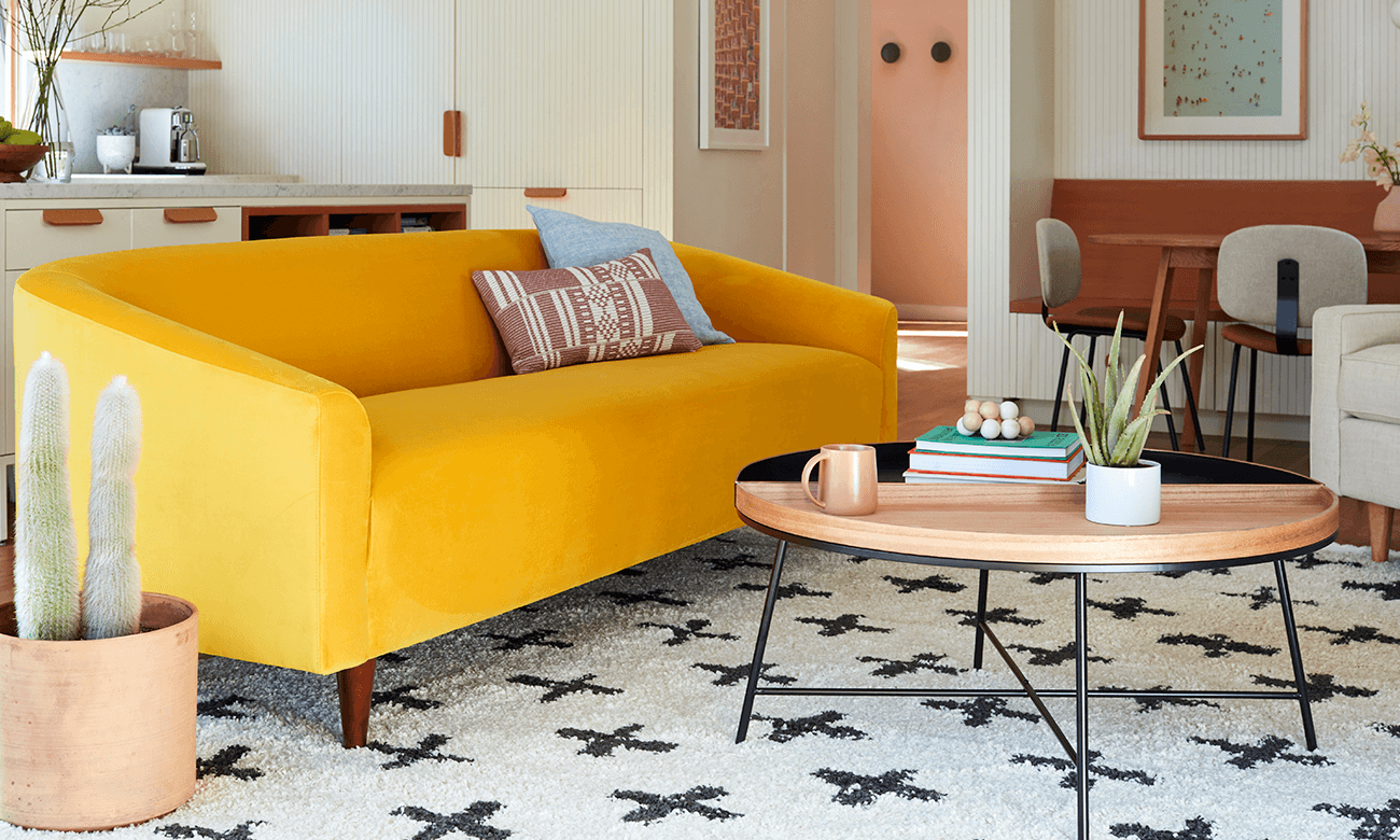Sofa in the living room discount
