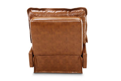 Avery 4pc Armless Leather Motion Modular Sofa