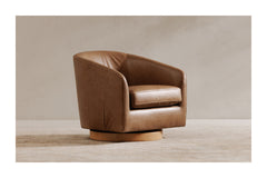 Plaza Leather Swivel Chair