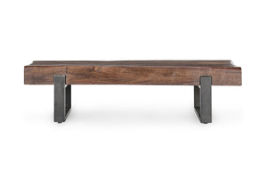 Bruno 74" Reclaimed Wood Bench