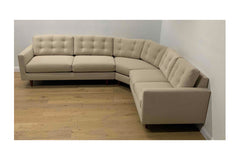 Custom Logan 3pc Sectional Sofa in BUCKWHEAT