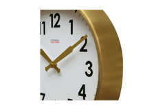 Factory Wall Clock by Cloudnola GOLD