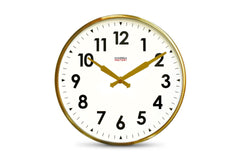 Factory Wall Clock by Cloudnola GOLD