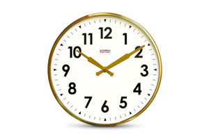 Factory Wall Clock by Cloudnola GOLD