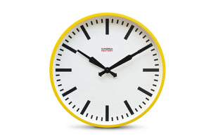 Factory Station Clock by Cloudnola YELLOW