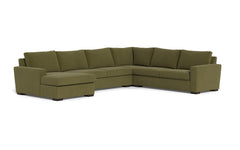 Maverick 4pc Sectional Sofa :: Leg Finish: Espresso / Configuration: LAF - Chaise on the Left