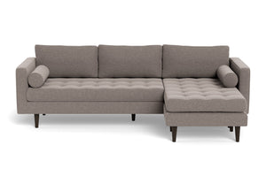 Sadie Reversible Chaise Sofa :: Leg Finish: Espresso